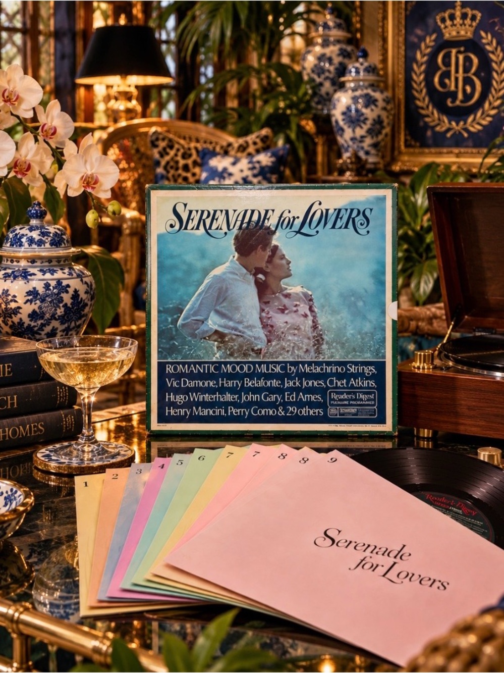 Vintage 1969 Serenade for Lovers Reader’s Digest 9 LP Vinyl Box Set